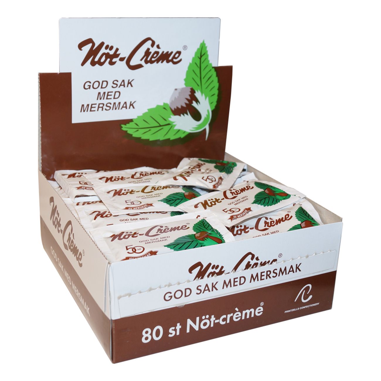 Nöt-Créme Chocolate Cream Big Pack 80 pcs