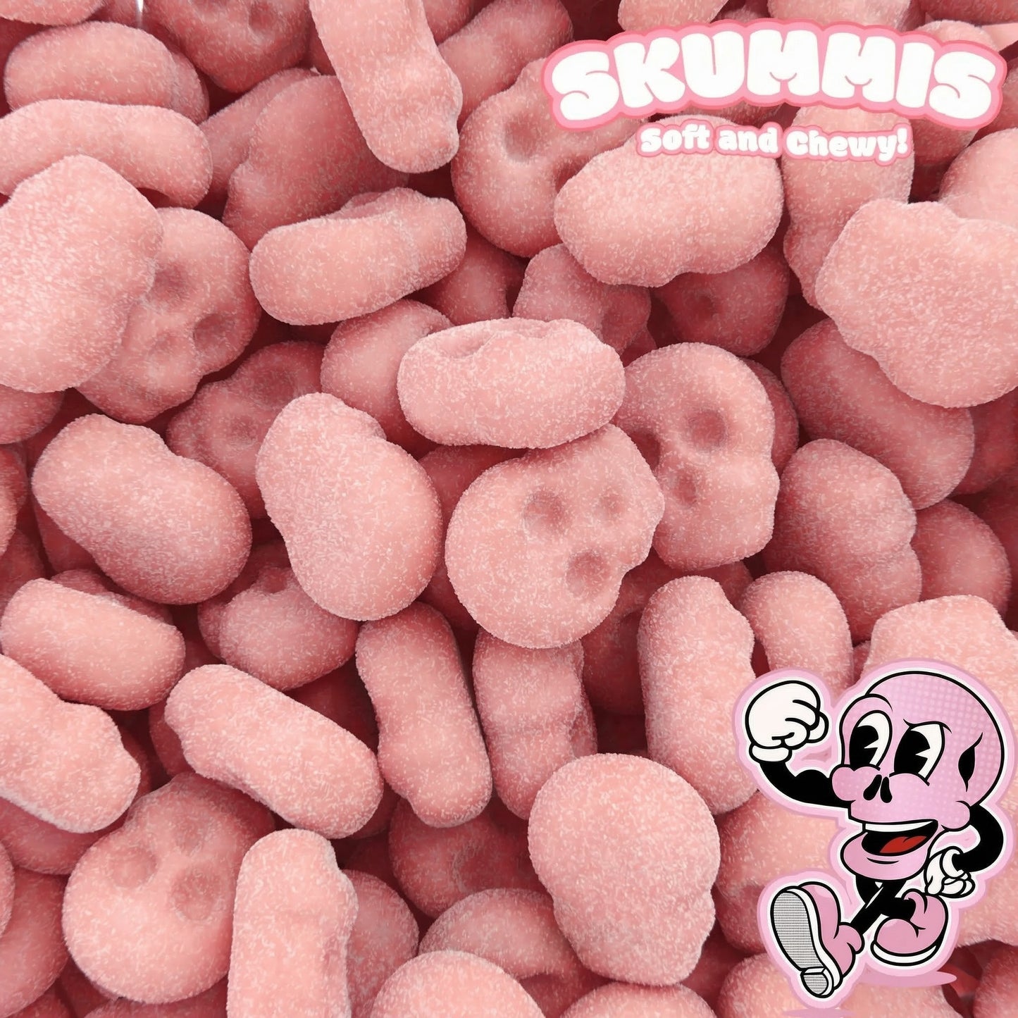 Skummis Strawberry Foamy Skulls