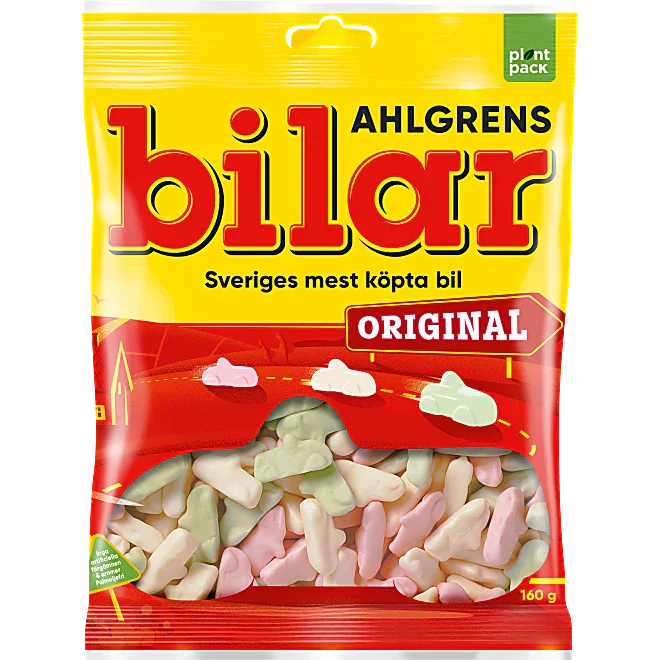 Ahlgrens Bilar 125g x 36