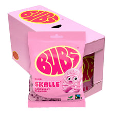 Bubs Foamy Cool Raspberry Skull Big Pack 12 x 90g